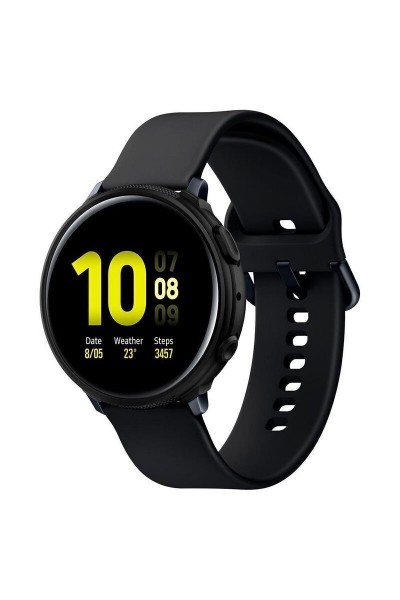 Spigen Galaxy Watch Active 2 (40 mm) Kılıf, Liquid Air Mat Siyah - Siyah