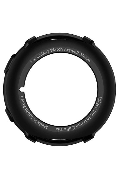 Spigen Galaxy Watch Active 2 (40 mm) Kılıf, Liquid Air Mat Siyah - Siyah