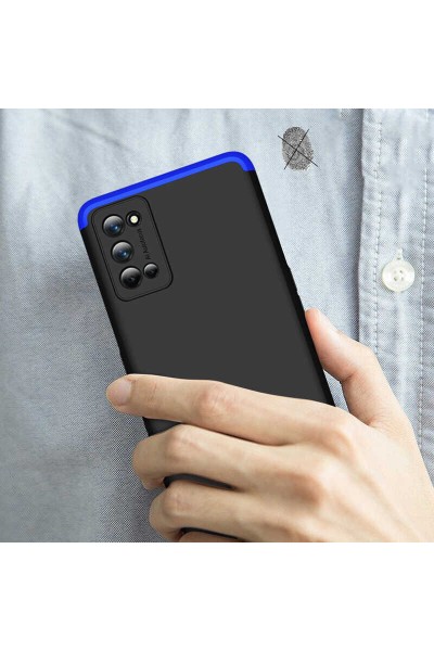 Realme - 7 Pro حافظة بلاتينية مع حماية للكاميرا - ذهبي وردي