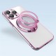 Apple - iPhone 11 Pro Max Zebana Manyetik Standlı Most Silikon Kılıf (Kablosuz Şarj Destekli) - Rose Gold