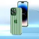 Apple - iPhone 11 Pro Max Zebana Bumper Silikon Kılıf (Kamera Lens Korumalı) - Yeşil