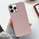 Apple - iPhone 11 Pro Max Zebana Woven Silikon Kılıf - Rose Gold