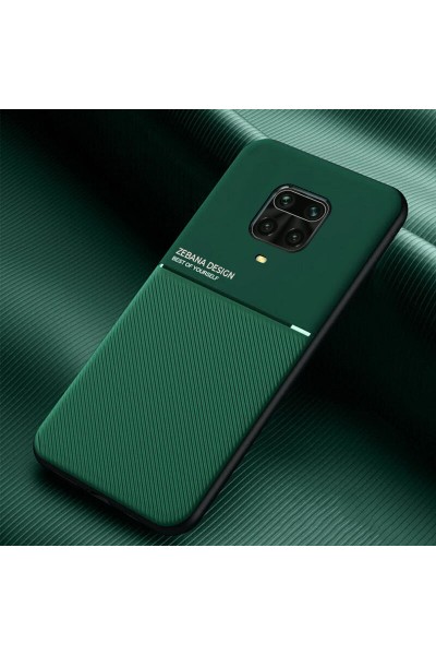 Xiaomi - Redmi Note 9 Pro Zebana Design Silikon Kılıf - Siyah