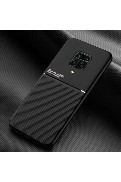 Xiaomi - Redmi Note 9 Pro Zebana Design Silikon Kılıf - Siyah