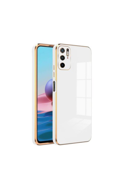 جراب هاتف Xiaomi Poco M3 Pro Zebana ذهبي من السيليكون باللون الأسود