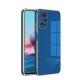 جراب هاتف Xiaomi Redmi Note 11S Zebana ذهبي من السيليكون باللون الأزرق البترولي