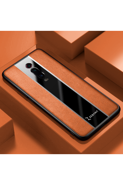 حافظة هاتف Xiaomi Mi 9T Zebana Premium من الجلد باللون البني