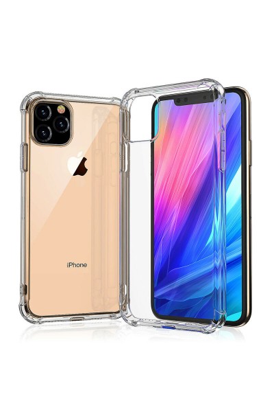 Apple - iPhone 11 Pro Max Nitro Anti Shock Silikon Kılıf - Şeffaf