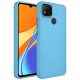 جراب سيليكون لهاتف Xiaomi Redmi 9C لونا أزرق