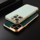 Apple - iPhone 11 Pro Max Zebana Golden Silikon Kılıf - Petrol Mavisi