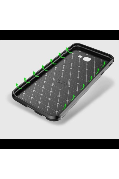 حافظة سامسونج جالاكسي J4 Core Line من السيليكون باللون الأسود