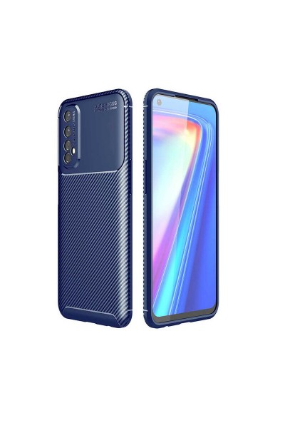 جراب Realme 7 Line من السيليكون باللون الأسود