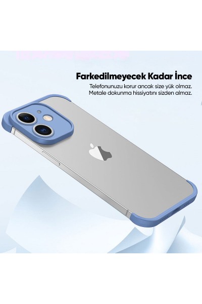 كاميرا Apple iPhone 11 Zebana Corner Pad وواقي الزوايا سييرا بلو