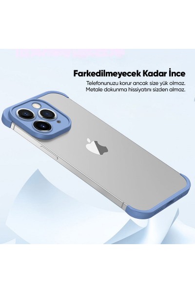 كاميرا Apple iPhone 11 Pro Zebana Corner Pad وواقي الزوايا سييرا بلو