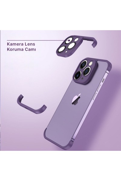 Apple - iPhone 11 Pro Max Zebana Corner Pad (Kamera ve Köşe Koruyucu) - Siyah