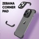 Apple - iPhone 11 Pro Max Zebana Corner Pad (Kamera ve Köşe Koruyucu) - Siyah