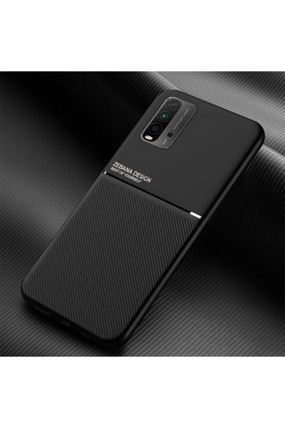 جراب هاتف Xiaomi Redmi 9T بتصميم Zebana من السيليكون باللون الأسود