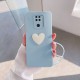Xiaomi - Redmi Note 9 Zebana Kalpli Love Silikon Kılıf - Açık Mavi