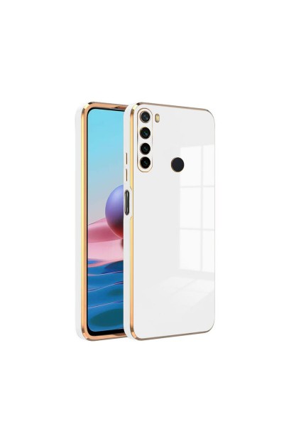 جراب هاتف Xiaomi Redmi Note 8 Zebana ذهبي من السيليكون باللون الأسود