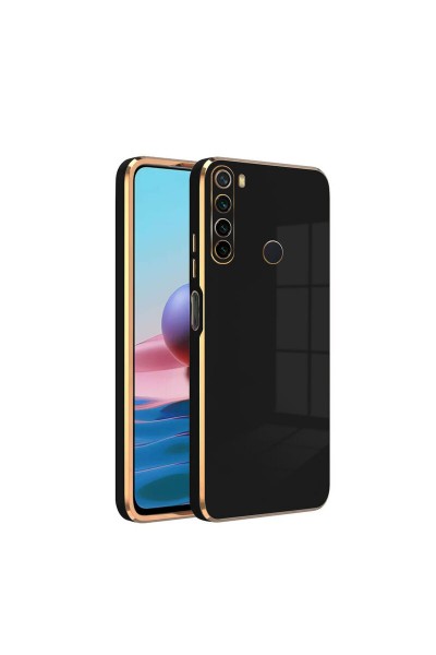 جراب هاتف Xiaomi Redmi Note 8 Zebana ذهبي من السيليكون باللون الأسود