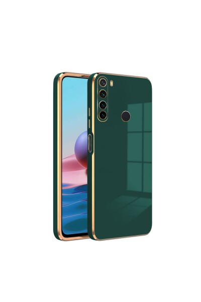 جراب هاتف Xiaomi Redmi Note 8 Zebana ذهبي من السيليكون باللون الأخضر