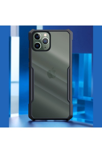 Apple - iPhone 11 Pro Max Zebana ShockProof Silikon Kılıf - Mavi