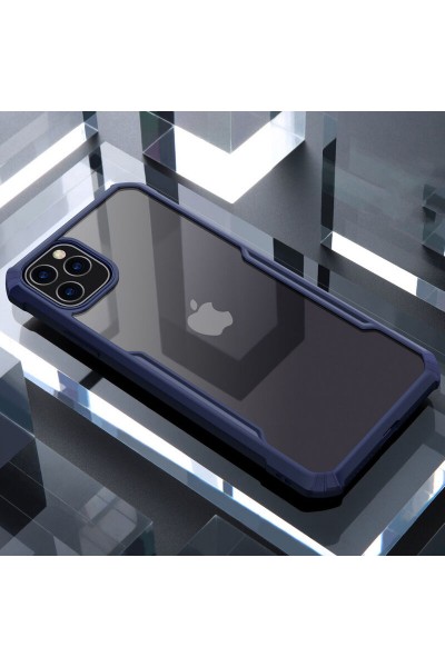 Apple - iPhone 11 Pro Max Zebana ShockProof Silikon Kılıf - Mavi