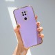 جراب هاتف Xiaomi Redmi Note 9 Zebana ذهبي من السيليكون أرجواني