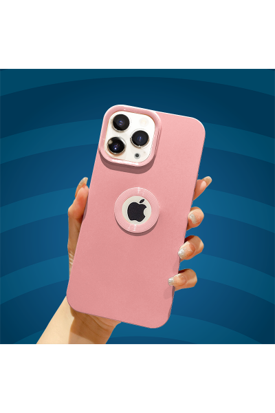 Apple - iPhone 11 Pro Max Zebana Candy Silikon Kılıf - Rose Gold