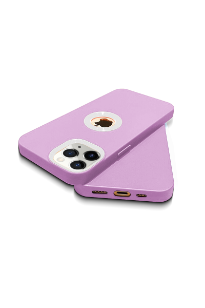 Apple - iPhone 11 Pro Max Zebana Candy Silikon Kılıf - Lila