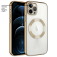 Apple - iPhone 11 Pro Zebana Glint Silikon Kılıf - Gold