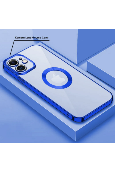 Apple - iPhone 11 Pro Max Zebana Glint Silikon Kılıf - Açık Mavi