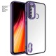 جراب هاتف Xiaomi Redmi Note 8 Zebana Glint من السيليكون باللون الأسود