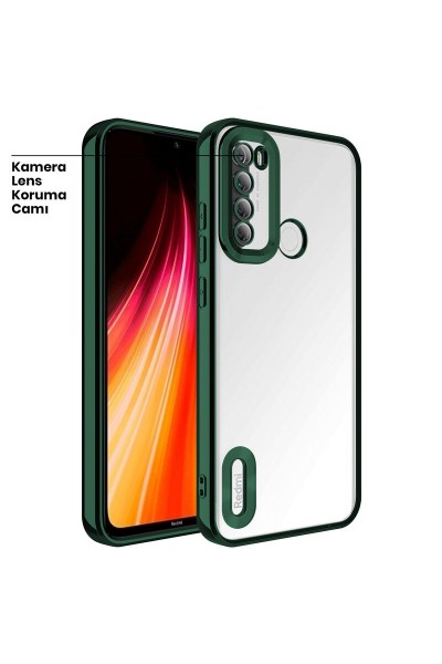 جراب هاتف Xiaomi Redmi Note 8 Zebana Glint من السيليكون باللون الأخضر