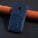 Xiaomi - Redmi Note 9S Zebana Kartlıklı Lüx Deri Kılıf - Lacivert