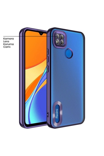 حافظة سيليكون لهاتف Xiaomi Redmi 9C Zebana Glint باللون الأسود