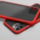 Apple - iPhone 11 Pro Zebana Stylish Silikon Kenar Kılıf - Kırmızı