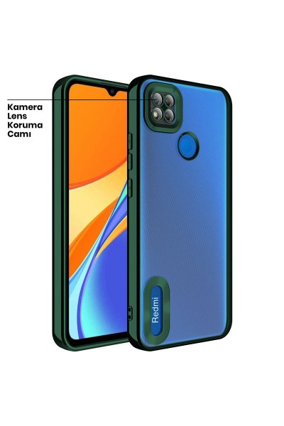 حافظة سيليكون لهاتف Xiaomi Redmi 9C Zebana Glint باللون الأخضر