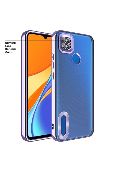 حافظة سيليكون لهاتف Xiaomi Redmi 9C Zebana Glint أرجواني