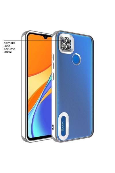 حافظة سيليكون لهاتف Xiaomi Redmi 9C Zebana Glint باللون الرمادي