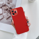 Apple - iPhone 11 Pro Max Zebana Kadife Kılıf (Kamera Korumalı) - Kırmızı