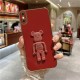 Apple - iPhone X Standlı Robotix Silikon Kılıf - Rose Gold