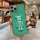 Apple - iPhone 13 Pro Standlı Robotix Silikon Kılıf - Yeşil