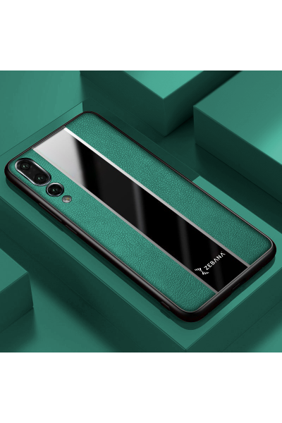 حافظة هواوي P20 Pro Zebana Premium الجلدية باللون الأخضر