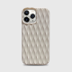 Apple - iPhone 11 Pro Max Zebana 3D Wrink Silikon Kılıf - Krem Rengi