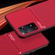 حافظة هاتف Xiaomi Redmi Note 11S Zebana Design من السيليكون باللون الأحمر