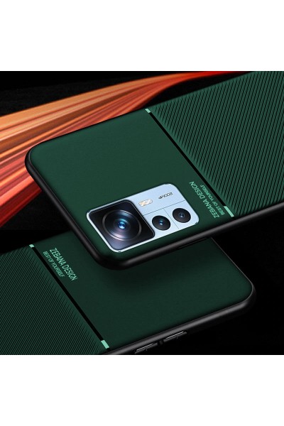 حافظة هاتف Xiaomi Mi 12T Zebana Design من السيليكون باللون الأخضر