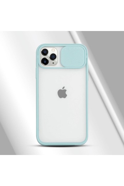 Apple - iPhone 11 Pro Max Kamera Lens Korumalı Kılıf - Turkuaz