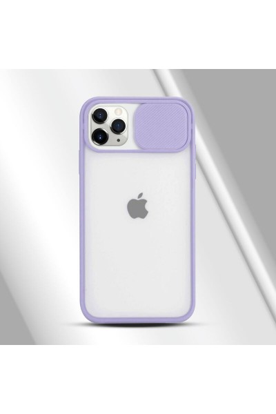 Apple - iPhone 11 Pro Max Kamera Lens Korumalı Kılıf - Lila