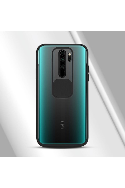 حافظة حماية لعدسة الكاميرا لهاتف Xiaomi Redmi Note 8 Pro باللون الأسود